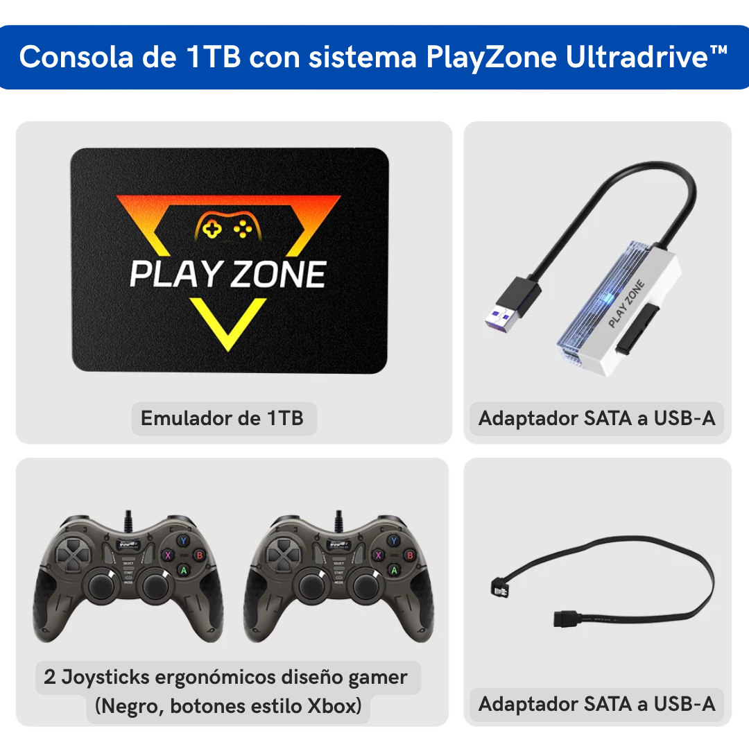 PlayZone UltraDrive™ – Consola Portátil Original de Alta Potencia | 55% de Descuento Solo hasta el 30 de Septiembre