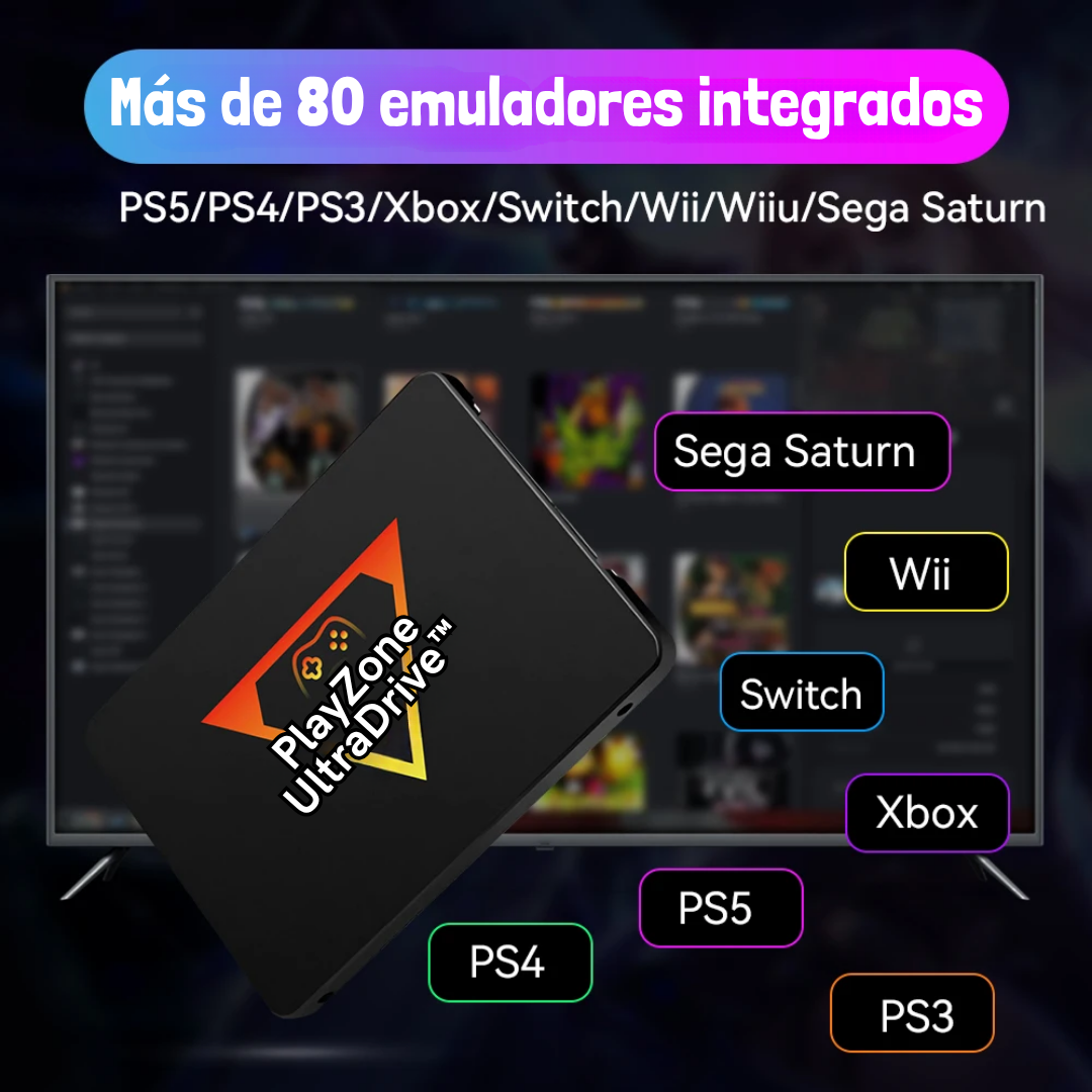PlayZone UltraDrive™ – Original High-Power Handheld Console | 55% Off Only Until September 30