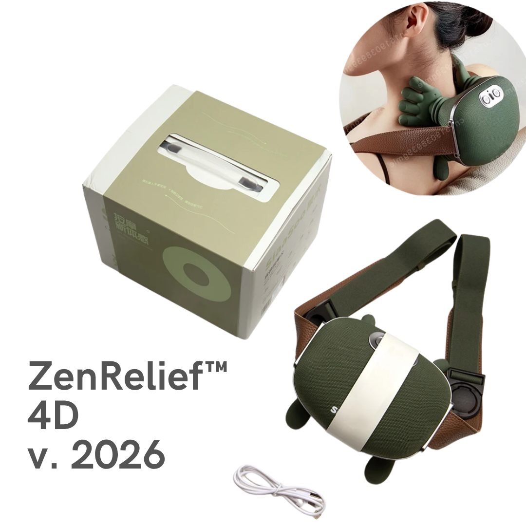 Especial BlackSale | ZenRelief™ Automasajeador profesional inalámbrico 4D | 55% Descuento Solo hasta el 23 de Noviembre⌛